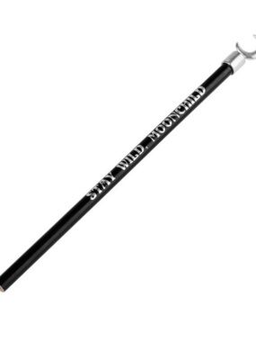 4x Killstar Stay Wild Moonchild Crescent Black Graphic Pencils Stationary Witchy